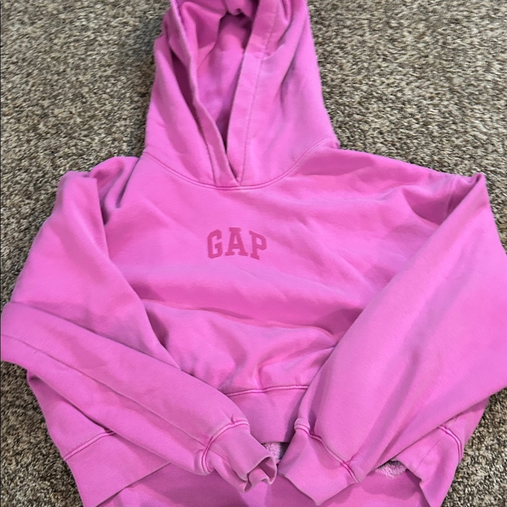 GAP Vibrant Pink Pullover Hoodie